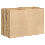 Шкаф с 2 чекмеджета дъб артизан 60x31x40 см инженерно дърво