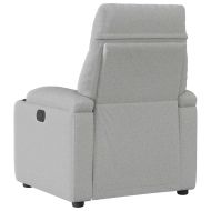 Електрически наклоняем стол, облачно сив, текстил