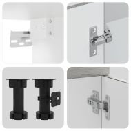 Комплект кухненски шкафове от 7 части Kalmar, инженерно дърво