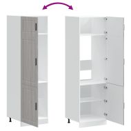 Кухненски шкаф Porto, сив сонома, инженерна дървесина