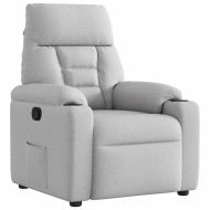 Recliner Chair Cloud Grey Fabric