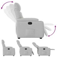 Recliner Chair Cloud Grey Fabric