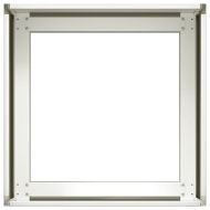 Кашпа, бяла, 40x40x30 см, стомана