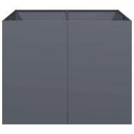 Кашпа, антрацит, 100x100x80 см, стомана