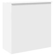 Рецепционно бюро, бяло, 100x50x103,5 см, инженерно дърво