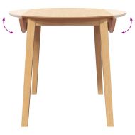 трапезна маса естествено масивно дърво гума