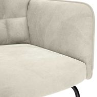 Люлеещ стол, кремав, кадифе