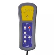 Електрически масажен стол, черен, изкуствена кожа