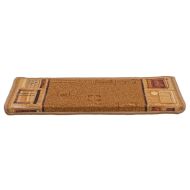 Самозалепващи стелки за стъпала, 15 бр, 65x21x4 см, бежови