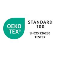 Затъмняващи завеси имитация лен с отвори 2 бр таупе 140x225 см