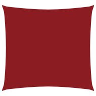 Платно-сенник, Оксфорд текстил, квадратно, 5x5 м, червено