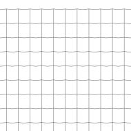 Евромрежа, стомана, 10x1 м, сива