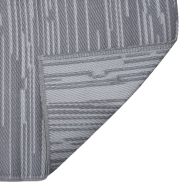 Килим за открито, ARAKIL антрацит, 80x250 см, PP