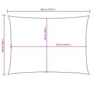 Платно-сенник, Оксфорд текстил, правоъгълно, 2,5x4,5 м, жълто