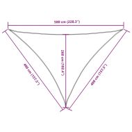 Платно-сенник, Оксфорд плат, триъгълно, 4x4x5,8 м, оранжево