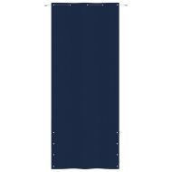 Балконски параван, син, 100x240 см, оксфорд плат