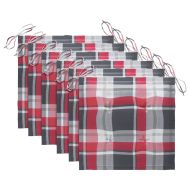 Стифиращи градински столове с възглавници 6 бр тик масив