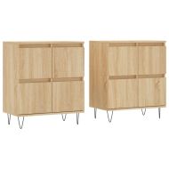 Сайдборди, 2 бр, сонома дъб,инженерно дърво