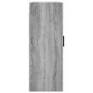 Стенни шкафове, 2 бр, сив сонома, 69,5x34x90 см