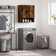 Стенен шкаф, опушен дъб, 60x31x70 см, инженерно дърво