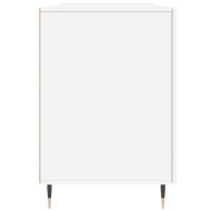 Бюро, бяло, 140x50x75 см, инженерно дърво