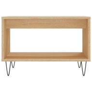 Кафе маса, дъб сонома, 60x50x40 см, инженерно дърво