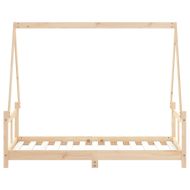 Рамка за детско легло 80x160 см масивна борова дървесина