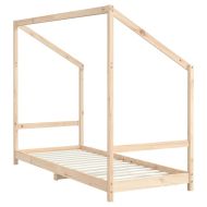 Рамка за детско легло 2x(80x200) см масивна борова дървесина