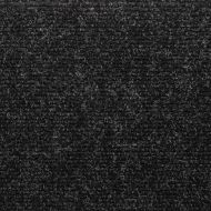 Изтривалки за стълби, самозалепващи се, 10 бр., 65x21x4 см, черни, с правоъгълен кант