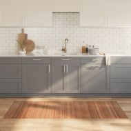 Килим, правоъгълен, натурален, 80x200 см, бамбук