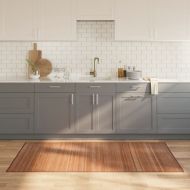 Килим, правоъгълен, натурален, 100x200 см, бамбук