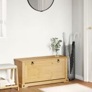 Шкаф за обувки "Corona" 99x32x47 см бор масив