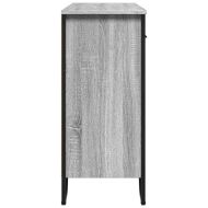 Сайдборд, сив сонома, 97x32,5x74,5 см, инженерно дърво