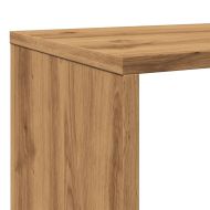 Библиотека, дъб артизан, 132x29x141,5 см, инженерно дърво