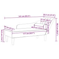 Кушетка с възглавници, тъмнозелена, текстил