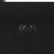 Електрически стол реклайнер, черен, текстил