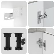 Комплект кухненски шкафове от 11 части Porto, инженерно дърво