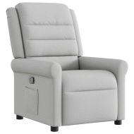 Recliner Chair Cloud Grey Fabric