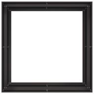 Кашпа, черна, 100x100x80 см, стомана