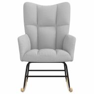 люлеещ се стол Cloud Grey Fabric