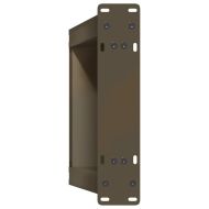 Крака за масичка за кафе, U-образни, 2 бр., естествена стомана, 28 x (42-43) см, стомана