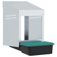 Кутия за пилета с 1 отделение, за стенен монтаж, поцинкована стомана