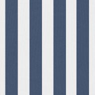 Градински възглавници, 2 бр, райета, 45x45 см, тъмносини