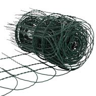 Ограда за тревни площи, прахово боядисана тел, 10х0,4 м