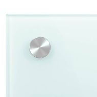 Кухненски гръб, бял, 70x60 см, закалено стъкло