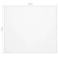 Протектор за маса, прозрачен, 70x70 см, 1,6 мм, PVC