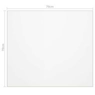 Протектор за маса, матов, 70x70 см, 1,6 мм, PVC