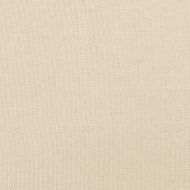 Горна табла за легло с уши, кремава, 163x23x78/88 см, плат