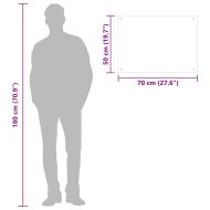 Кухненски гърбове, 2 бр, черен, 70x50 см, закалено стъкло