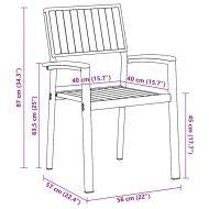 Комплект за хранене в градината 7 pcs Сив